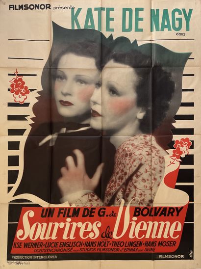 null SOURIRES DE VIENNE / FINALE Géza von Bolvary. 1938.
120 x 160 cm. Affiche française....
