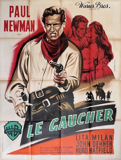null LE GAUCHER / 
THE LEFT HANDED GUN Arthur Penn. 1958.
120 x 160 cm. Affiche française....