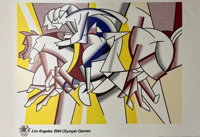 null LICHTENSTEIN Roy
The Red Horsemen (1975). Los Angeles 1984 Olympic Games. Sérigraphie....