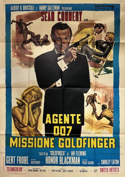 null AGENTE 007 : MISSIONE GOLDFINGER / 
GOLDFINGER Guy Hamilton. 1964.
100 x 140...