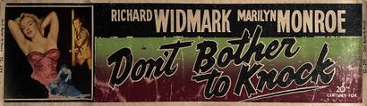null DON'T BOTHER TO KNOCK Roy Ward Baker. 1952.
205 x 61 cm. Affiche américaine(bandeau)....