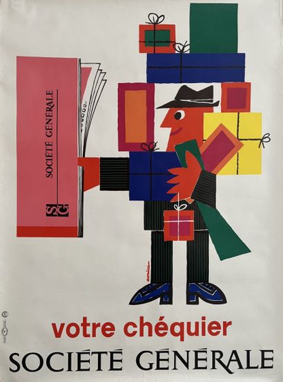 null Société Générale : 3 affiches
- AURIAC Jacques. Votre chéquier Société Générale....
