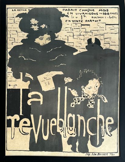 null BONNARD Pierre
La Revue Blanche. 1894. Affiche lithographique. Imp. Edw. Ancourt,...