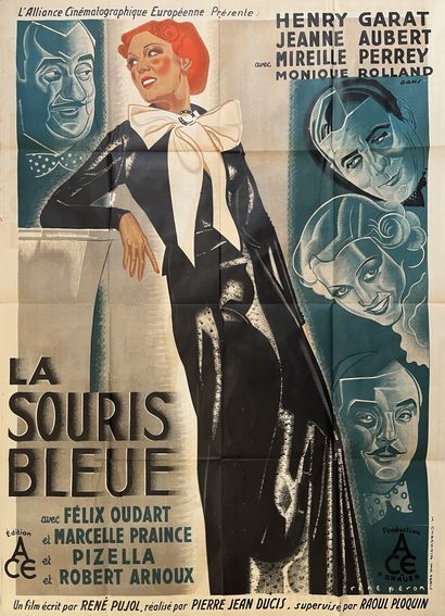 null LA SOURIS BLEUE Pierre-Jean Ducis. 1936.
120 x 160 cm. Affiche française. René...