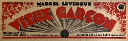 null VIEUX GARCON Jacques Tourneur. 1931.
200 x 65 cm. Affiche française. Cechetto....
