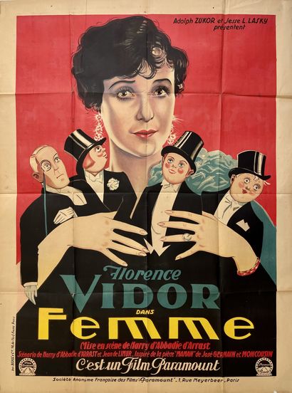 null FEMME / THE MAGNIFICENT FLIRT Harry d'Abbadie d'Arrast. 1928.
120 x 160 cm....