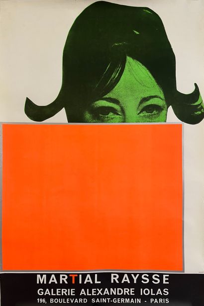 null RAYSSE Martial
La France orange. Galerie Alexandre Iolas. 1963. Affiche lithographique....