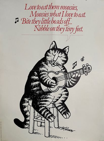 null BK LIBAN Cat. 1977. Affiche lithographique. Copyright 1977 Workman Publishing...