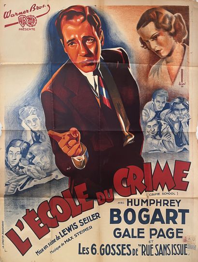 null L'ECOLE DU CRIME / CRIME SCHOOL Lewis Seiler. 1938.
120 x 160 cm. Affiche française....