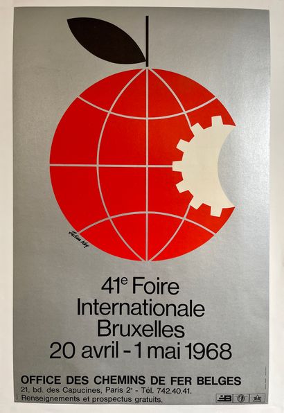 null KEY Julian 41è Foire Internationale Bruxelles. 20 avril - 1 mai 1968. Office...