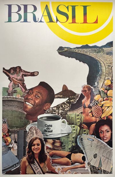 null ANONYME Brasil. Circa 1970. Affiche offset. Graficos Bloch S.A. - Rio. Entoilée,...