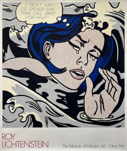 null LICHTENSTEIN Roy d'après
The Museum of Modern Art New York. Drowning Girl (1963)....