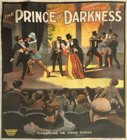 null THE PRINCE OF DARKNESS (KIDNAPPING THE PRIMA-DONNA) c. 1913.
200 x 200 cm. Affiche...