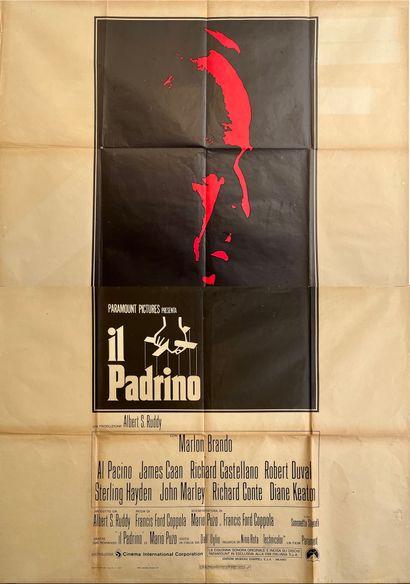null IL PADRINO / THE GODFATHER Francis Ford Coppola. 1972.
140 x 200 cm. Affiche...