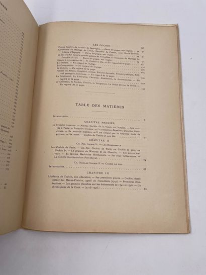 null 1 Volume : "LES COCHIN", S. Rocheblave, 127 Gravures dans le Texte, 4 Gravures...