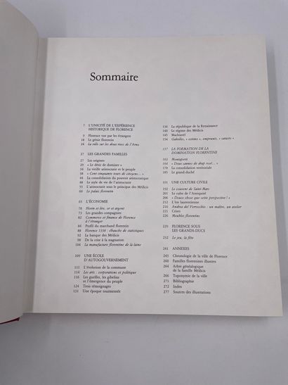 null 1 Volume : "FLORENCE", (Six Siècles de Speldeur et de Gloire), Gene Adam Brucker,...