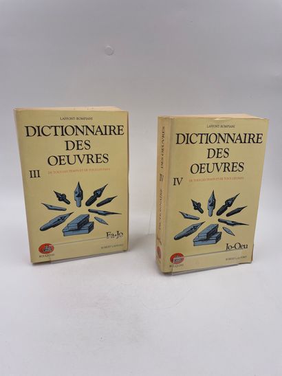 null 7 Volumes : "DICTIONNAIRE DES ŒUVRES DE TOUS LES TEMPS ET DE TOUS LES PAYS",...