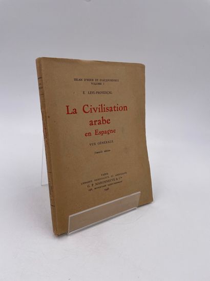 null 1 Volume : "LA CIVILISATION ARABE EN Espagne", Islam d'Hier et d'Aujourd'hui...