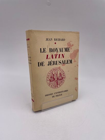 null 1 Volume : "LE ROYAUME LATIN DE JÉRUSALEM", Jean Richard, Préface de René Grousset,...
