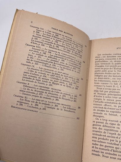 null 1 Volume : "HISTOIRE DES CROISADES", Paul Rousset, Collection 'Bibliothèque...