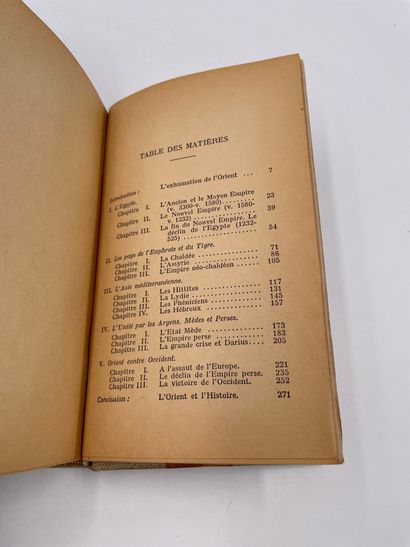 null 1 Volume : "HISTOIRE D'ORIENT", Léon Homo, Collection 'Connaissance de l'Histoire',...