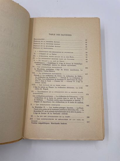 null 1 Volume : "L'AUBE DE LA CIVILISATION EUROPÉENNE", V. Gordon Childe, Traduction...