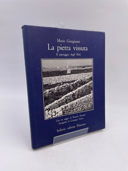 null 1 Volume : "LA PIETRA VISSUTA, IL PAESAGGIO DEGLI IBLEI", Mario Giorgianni,...