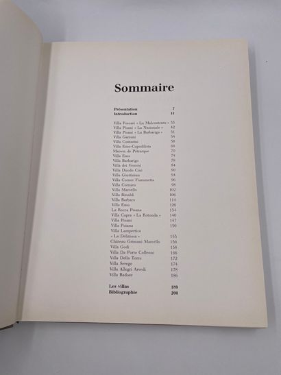 null 1 Volume : "VILLAS DE VÉNÉTIE", Photographies de Reinhart Wolf, Textes de Peter...