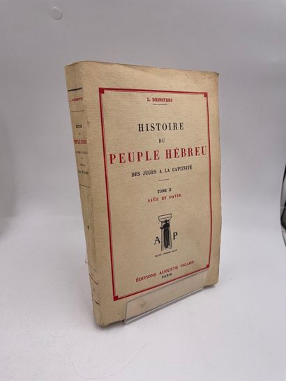 null 3 Volumes : 

- "HISTOIRE DU PEUPLE HÉBREU, DES JUGES À LA CAPTIVITÉ, TOME I...