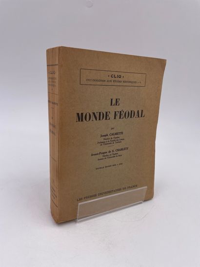 null 1 Volume : "LE MONDE FÉODAL", Joseph Calmette, Avant-Propos de S. Charléty,...