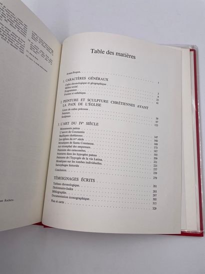 null 1 Volume : "LE PREMIER ART CHRÉTIEN", André Grabar, NRF, Collection 'L'Univers...