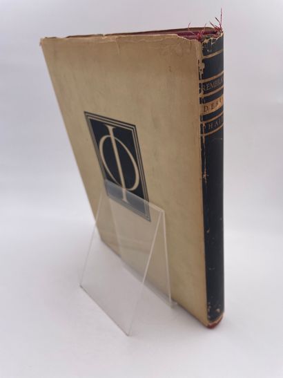 null 1 Volume : "REMBRANDT, CHOIX DE DESSINS", Otto Benesch, 1947, Ed. Éditions Phaidon...