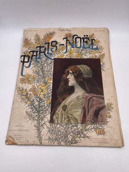 null 1 Volume : "1898-1899 PARIS-NOËL", Quatorzième Année, Directeur Gustave Goetschy,...