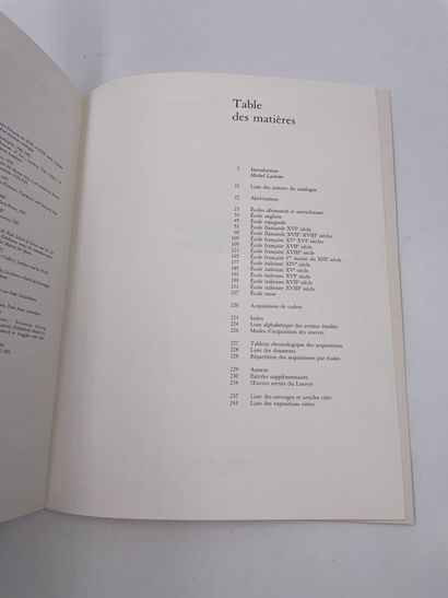null 1 Volume : "NOUVELLES ACQUISITIONS DU DÉPARTEMENT DES PEINTURES (1983-1986)",...