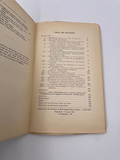 null 1 Volume : "HISTOIRE DE L'ASIE ANTÉRIEURE DE L'INDE ET DE LA CRÈTE", (Depuis...