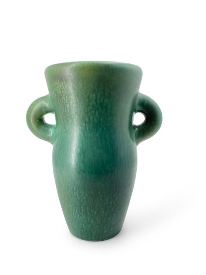 Suzanne RAMIE (1905-1974) pour l'atelier MADOURA Important vase en céramique émaillé...