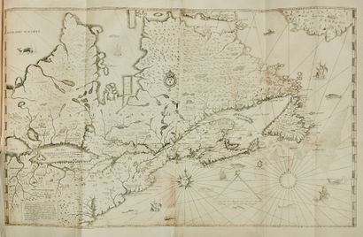 CHAMPLAIN Samuel de : Les voyages de la Nouvelle France Occidentale, dicte Canada.
Reliure...