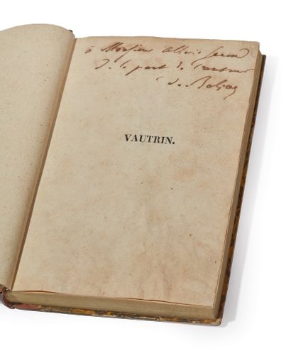 BALZAC Honoré de : Vautrin. Delloye et Tresse éditeurs Paris 1840. Année de l'original...