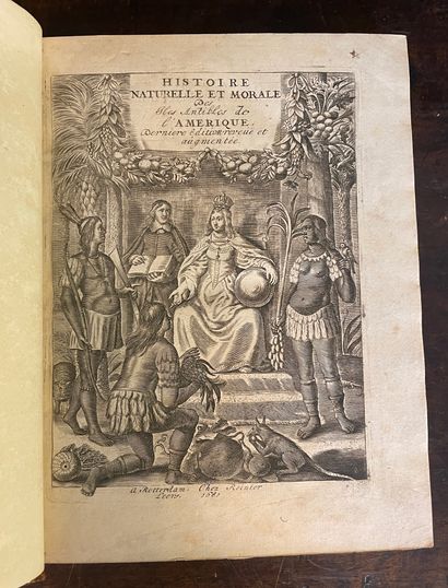 ROCHEFORT Charles de : Natural and moral history of the Antilles islands of America.
Two...