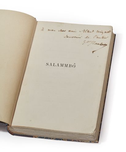FLAUBERT Gustave : Salammbô. Michel Lévy éditeur Paris 1863. Edition Originale sur...