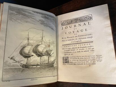 [De FLEURY] PINGRE Gui-Alexandre et MESSIER : Journal du voyage de M. le Marquis...