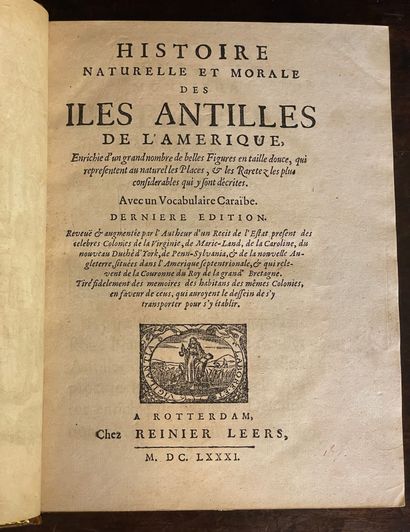 ROCHEFORT Charles de : Histoire naturelle et morale des iles Antilles de l'Amérique....