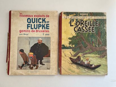 Tintin/Quick and Flupke - Set of 2 albums...