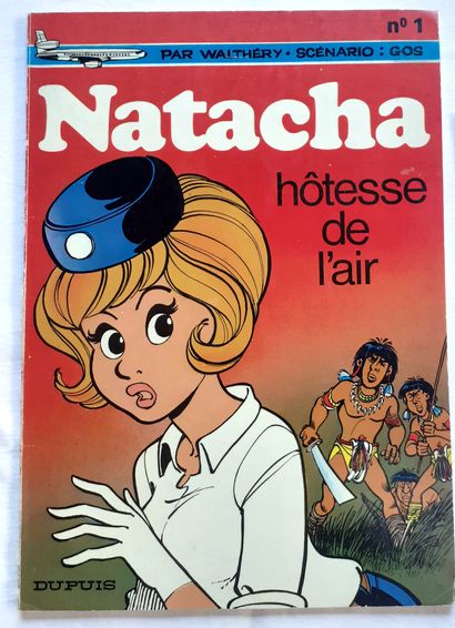 WALTHERY * Dédicace : Natacha 1. Edition originale agrémentée d'un dessin non nominatif...