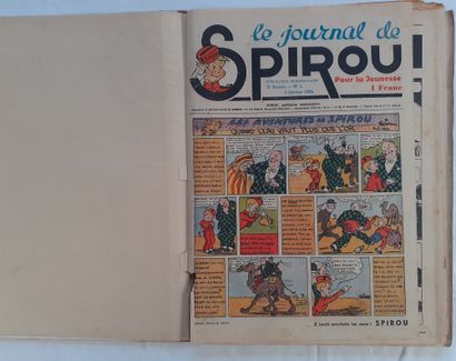 null Spirou 3 : Publisher's binding. Complete. Inside unstuck. High potential of...