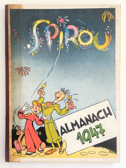 Spirou - Almanach 1947 : First edition with...