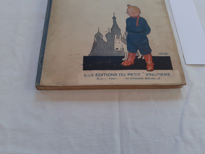 null Tintin B&W - Au pays des Soviets : First edition (7th mile). Mythical album...