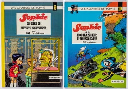 null Sophie - Ensemble de 2 albums : Tomes 9 et 10. Editions originales très proches...