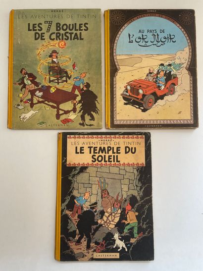 Tintin - Set of 3 albums : In the land of...