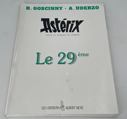null Astérix - Dossier de presse du n°29 : Rare dossier envoyé à la presse en 1991...